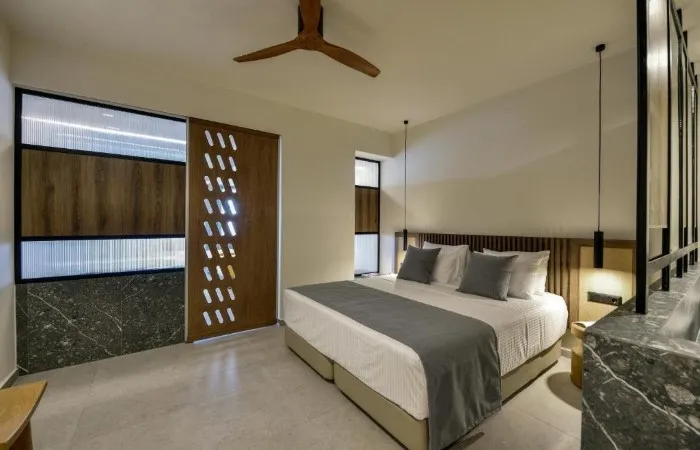 Aristoteles Holiday Resort & Spa, Uranopolis, Grčka — Family Room Deluxe Sea View