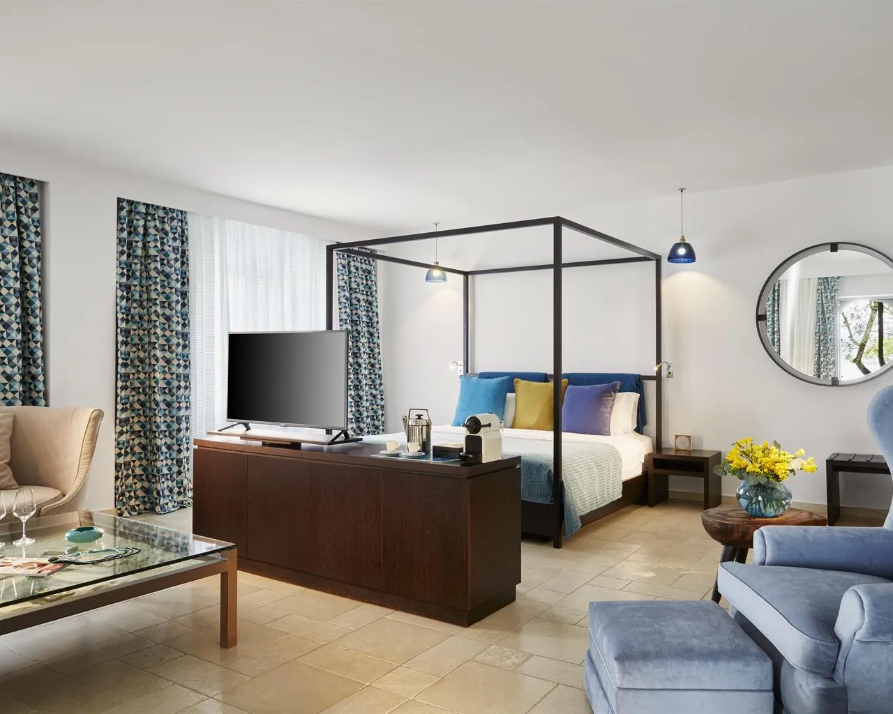 Eagles Palace Hotel, Uranopolis, Grčka — Suite Grand Private Pool Sea Front