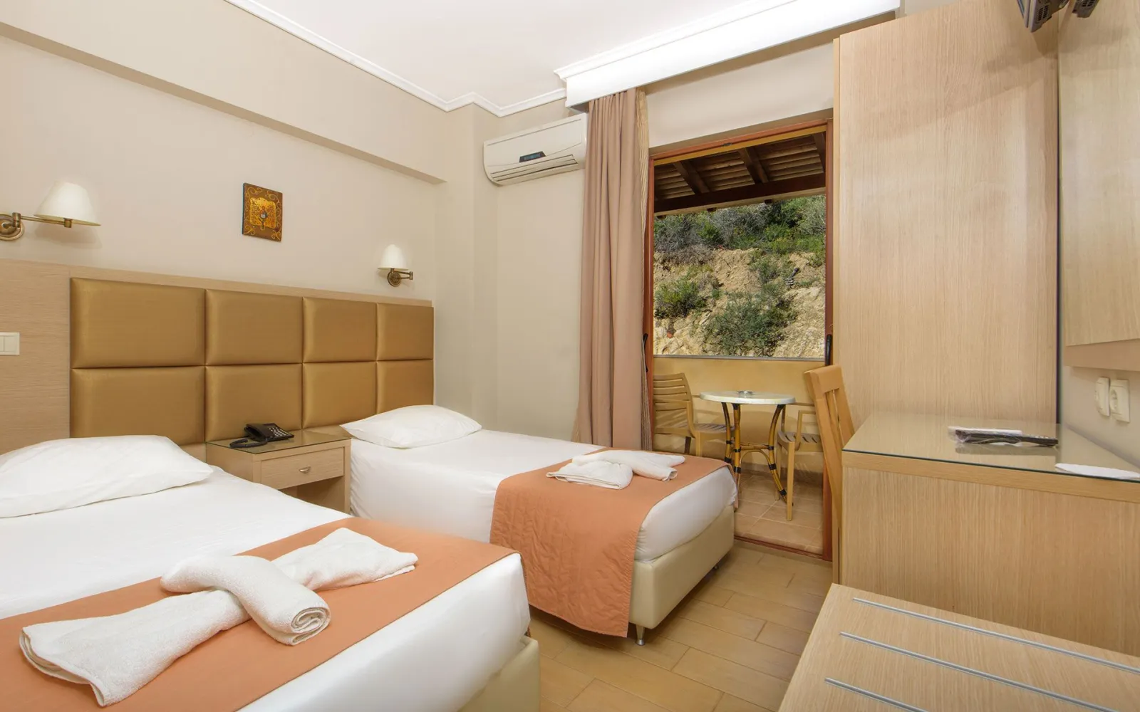 Ouranoupolis Princess, Uranopolis, Grčka — Budget Twin Room