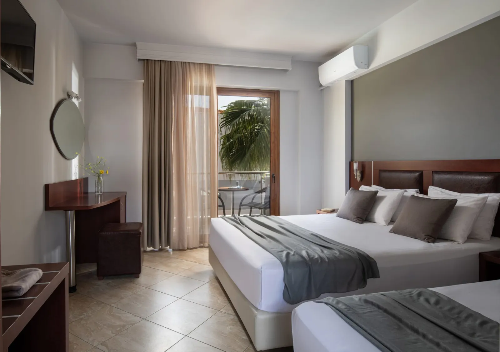Simeon Hotel, Metamorfozis, Grčka — Comfort Pool view Room