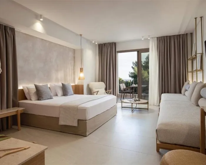 Philoxenia Hotel, Psakudia, Grčka — Junior Suite /Annex Olive Building Garden View