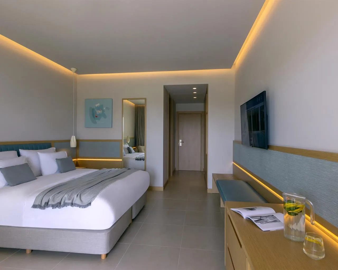 Ammoa Luxury Hotel & Spa Resort, Agios Ioannis, Grčka — Junior Suite Bungalow Side Sea View