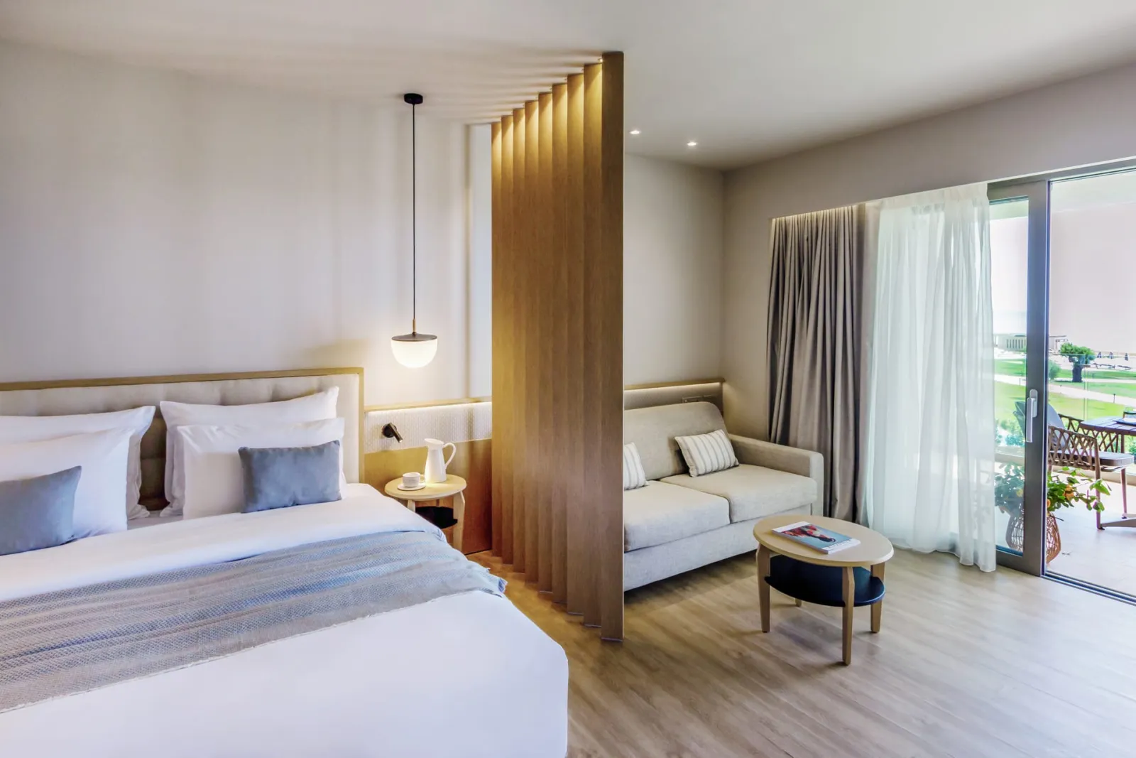 Ammoa Luxury Hotel & Spa Resort, Agios Ioannis, Grčka — Junior Suite Bungalow Side Sea View