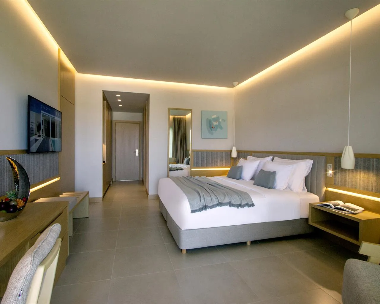 Ammoa Luxury Hotel & Spa Resort, Agios Ioannis, Grčka — Room Double Deluxe Sea Front