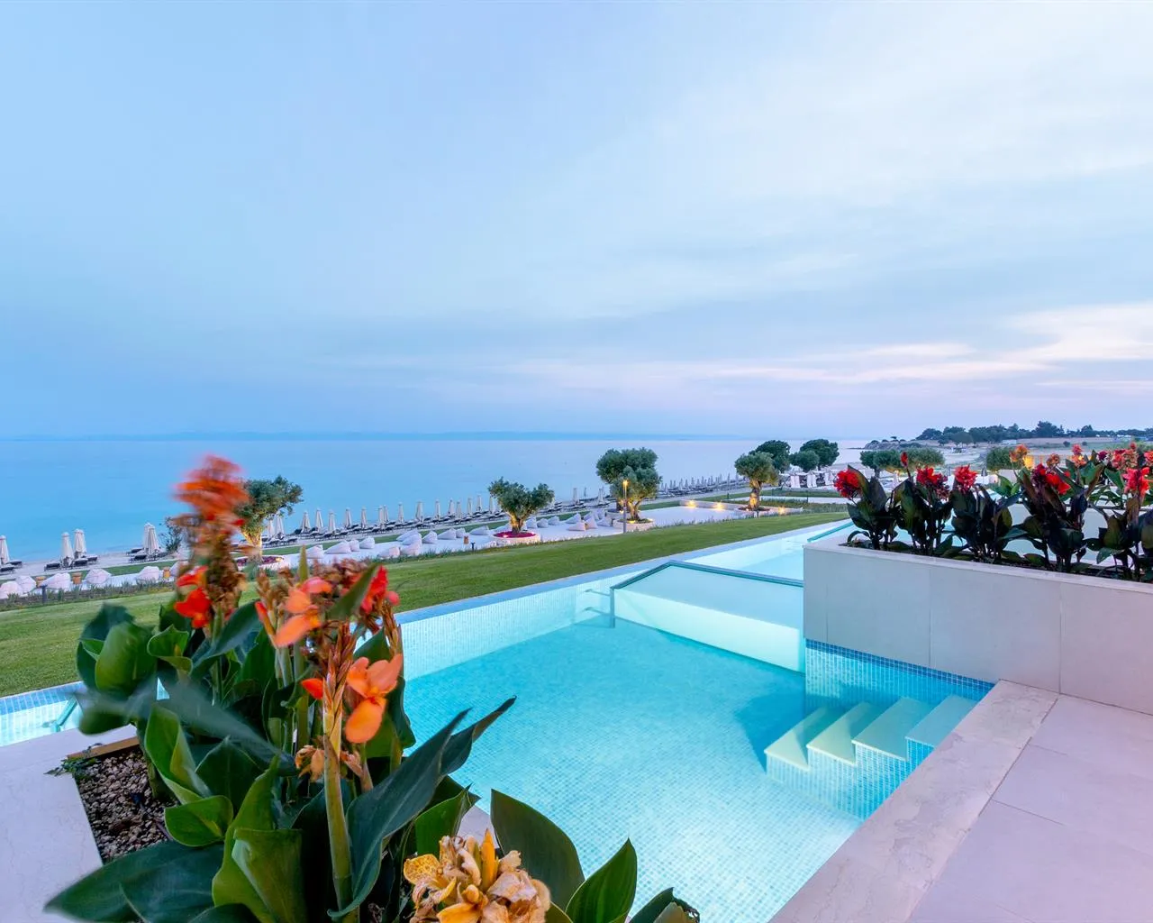 Ammoa Luxury Hotel & Spa Resort, Agios Ioannis, Grčka — Room Double Deluxe/Private Pool Sea Front
