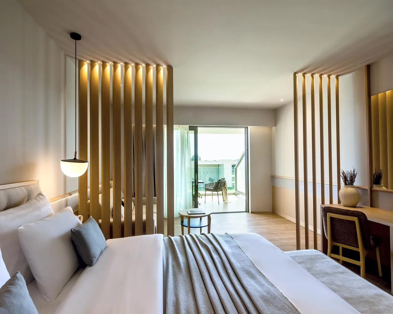 Ammoa Luxury Hotel & Spa Resort, Agios Ioannis, Grčka — Suite Panorama Sea Front