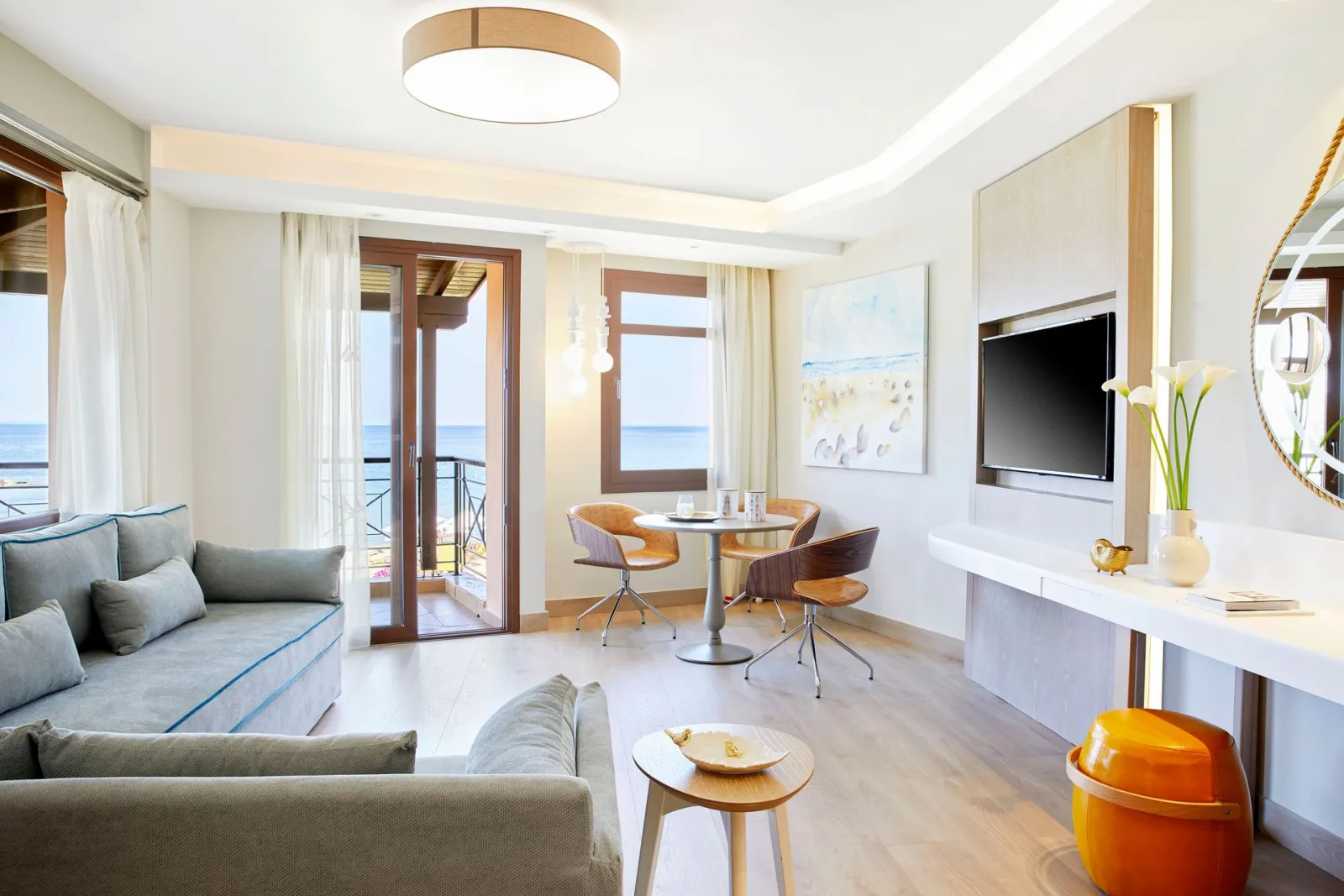 Anthemus Sea Beach Hotel & Spa, Akti Elias, Grčka — Deluxe Suite Pool or Sea View
