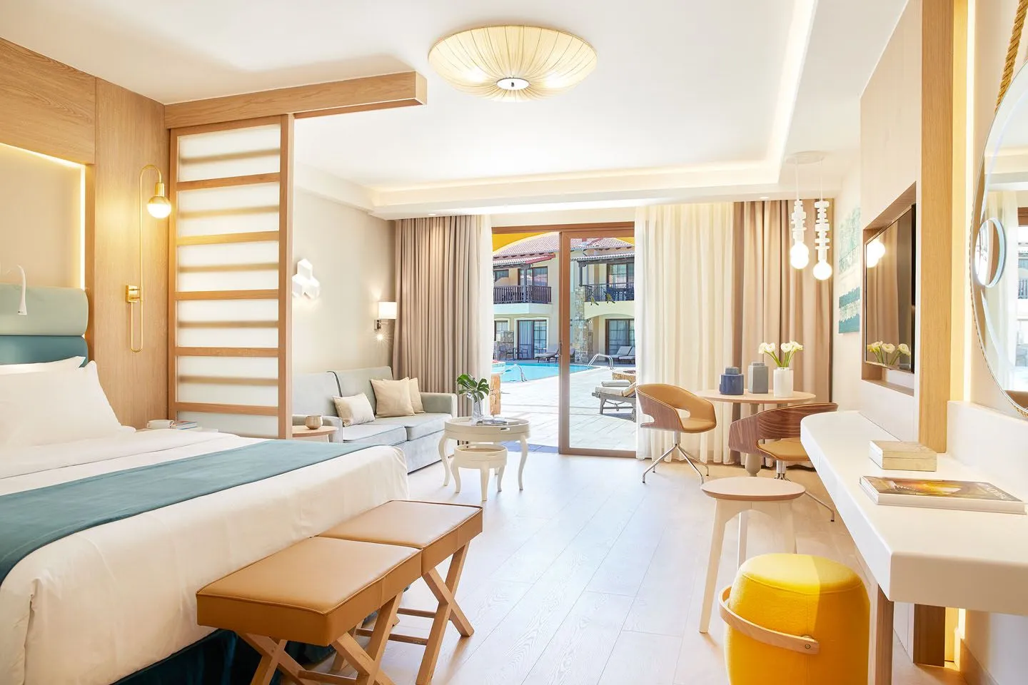 Anthemus Sea Beach Hotel & Spa, Akti Elias, Grčka — Junior Suite Pool or Sea View