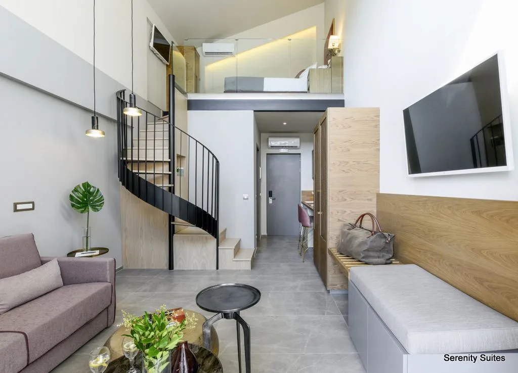 Serenity Suites Adults Only (12+), Nikiti, Grčka — Premier Loft Plus Pool  View