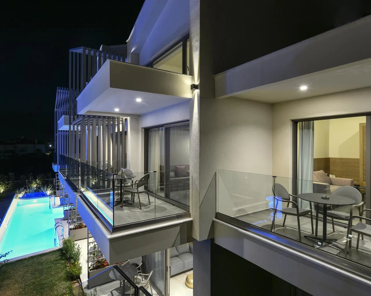 Serenity Suites Adults Only (12+), Nikiti, Grčka — Suite For Single Use Premier Loft Plus Pool View