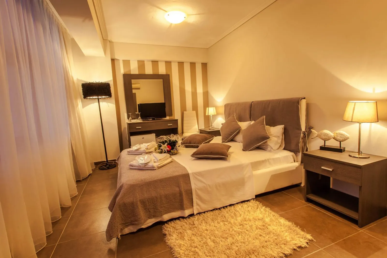 Aqua Mare Sea Side, Nea Kalikratija, Grčka — Double Room Sea View | Aqua Mare Sea Side Rooms