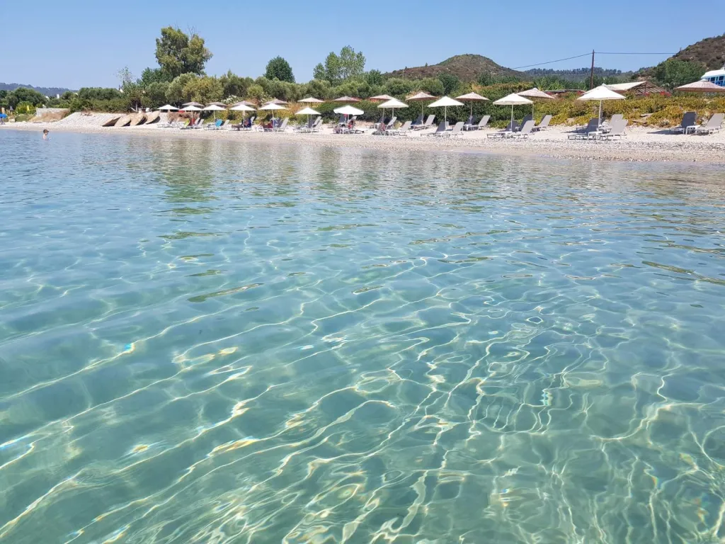 Skion Palace Beach Hotel, Grčka — plaža