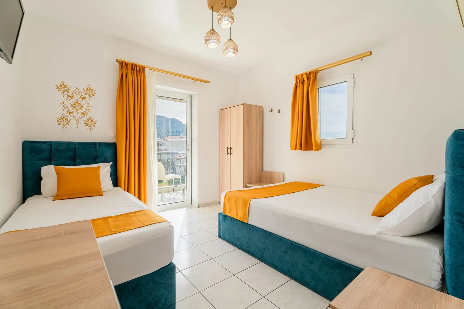 Chrissi Ammoudia, Grčka — Triple Sea View Room