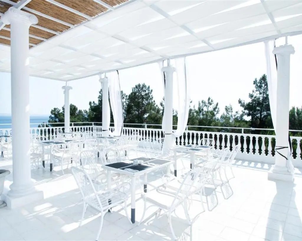 Bianco Olympico Beach Resort By Anayia All-Inclusive Resorts, Paralia Vatopoedi, Grčka — plaža
