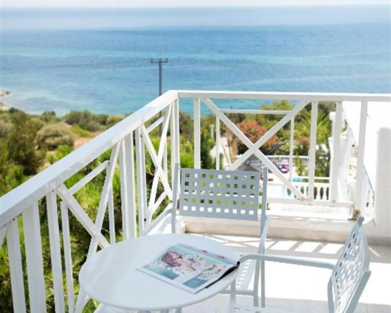 Bianco Olympico Beach Resort By Anayia All-Inclusive Resorts, Paralia Vatopoedi, Grčka — Room Double Classic Side Sea View