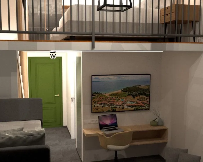 Village Mare Hotel, Metamorfozis, Grčka — Maisonette Ground Floor Bunkbed A