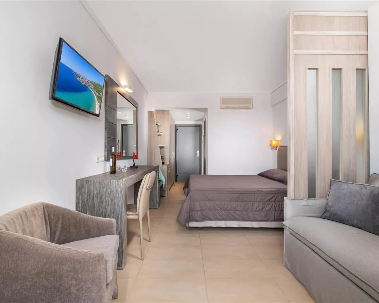 Lagomandra Beach & Suites, Neos Marmaras, Grčka — Double Room Deluxe Side Sea View