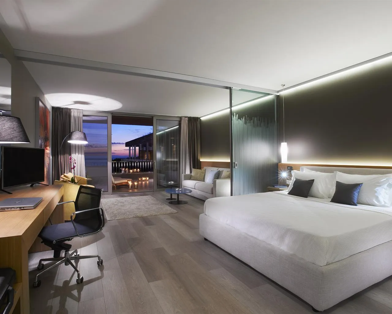 Blue Dolphin Resort Hotel, Metamorfozis, Grčka — Suite Sea View