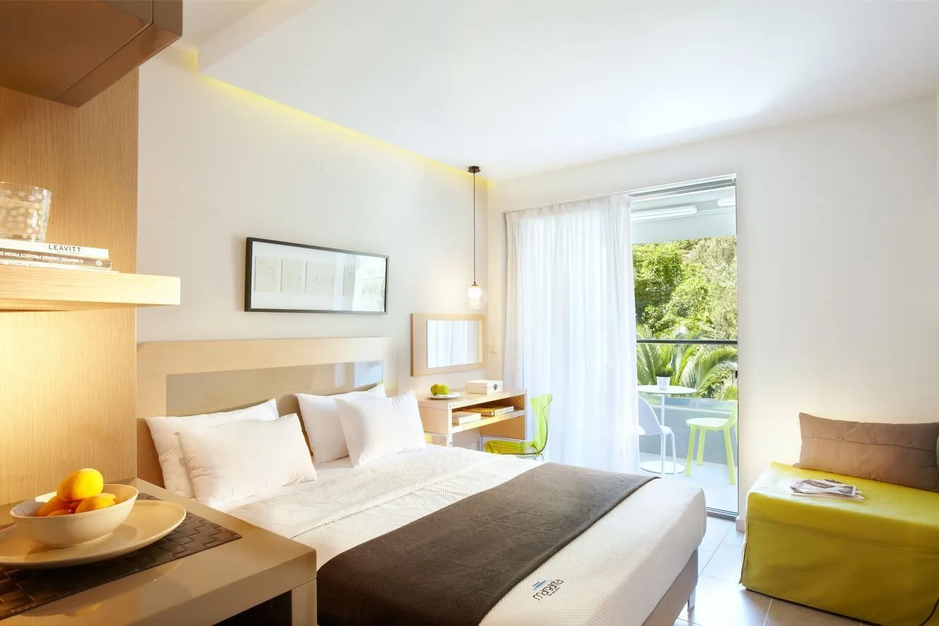 Margarita Sea Side Hotel, Kalitea, Grčka — Double Room with Garden View