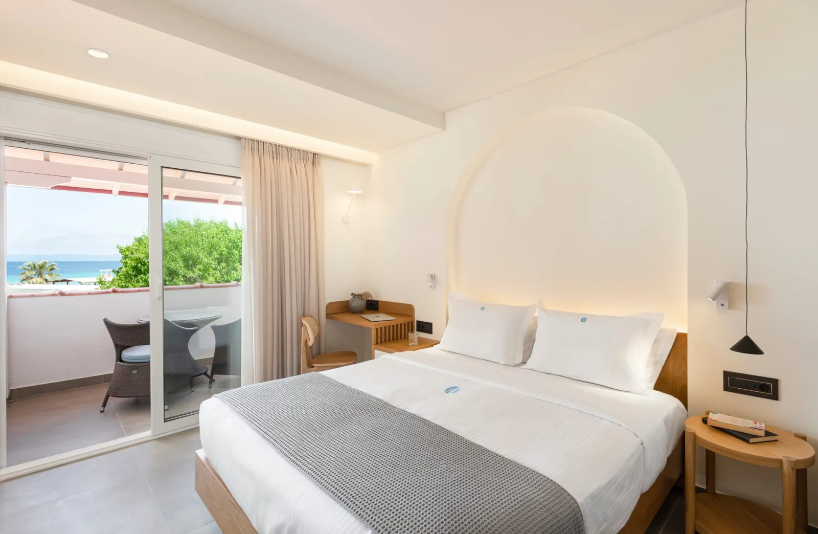 Antigoni Seaside Resort, Ormos Panagias, Grčka — Premium Double Sea View