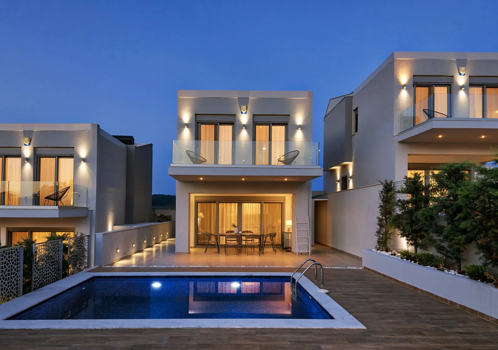 Soleado Luxury Villas, Skala Furka, Grčka — Exclusive 3 Bedroom Private Pool Villa with Sea View