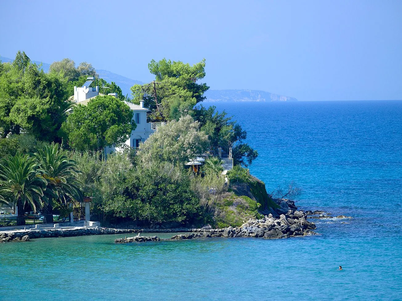 Paradisso Beach Villas Zakynthos, Alikes, Grčka — Water Front Sea View Villa Margarita with Private Pool & Panoramic Sea View