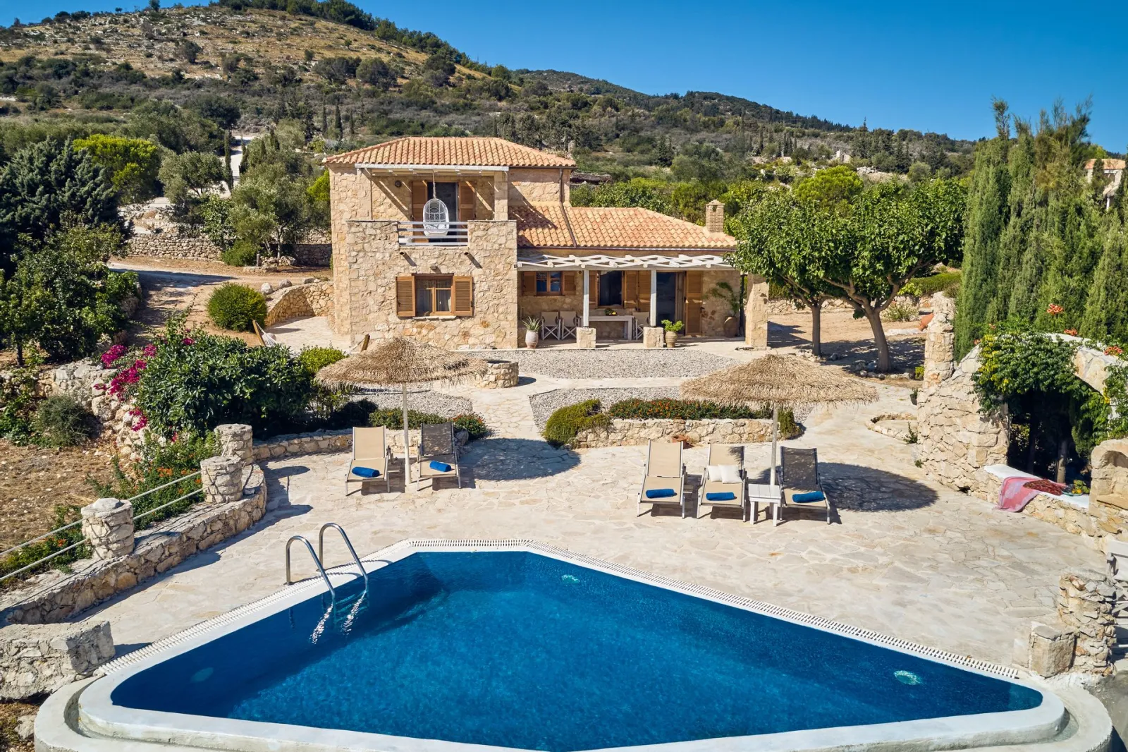 Blue Caves Villas Zakynthos, Agios Nikolaos, Volimes, Grčka — Villa Crystal