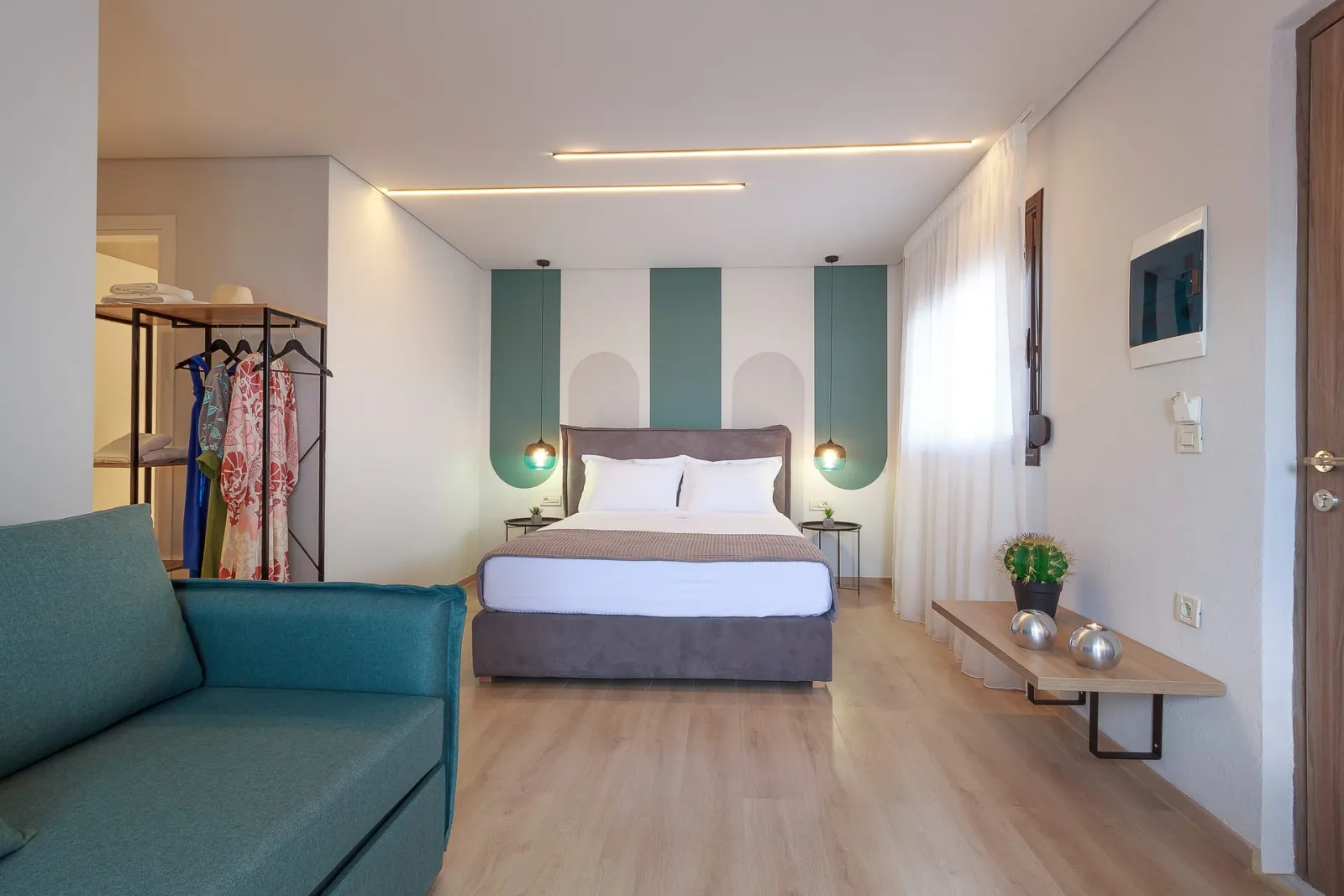 9 Ennea Luxury Rooms, Sarti, Grčka — Superior Loft Room with Sea View