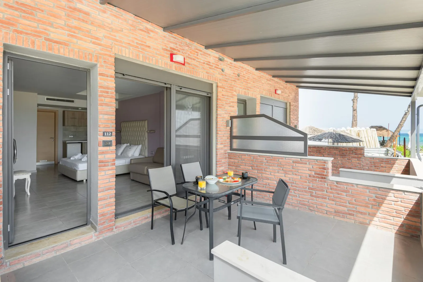 Tridente Mare Apart Hotel, Pefkohori, Grčka — Suite City View