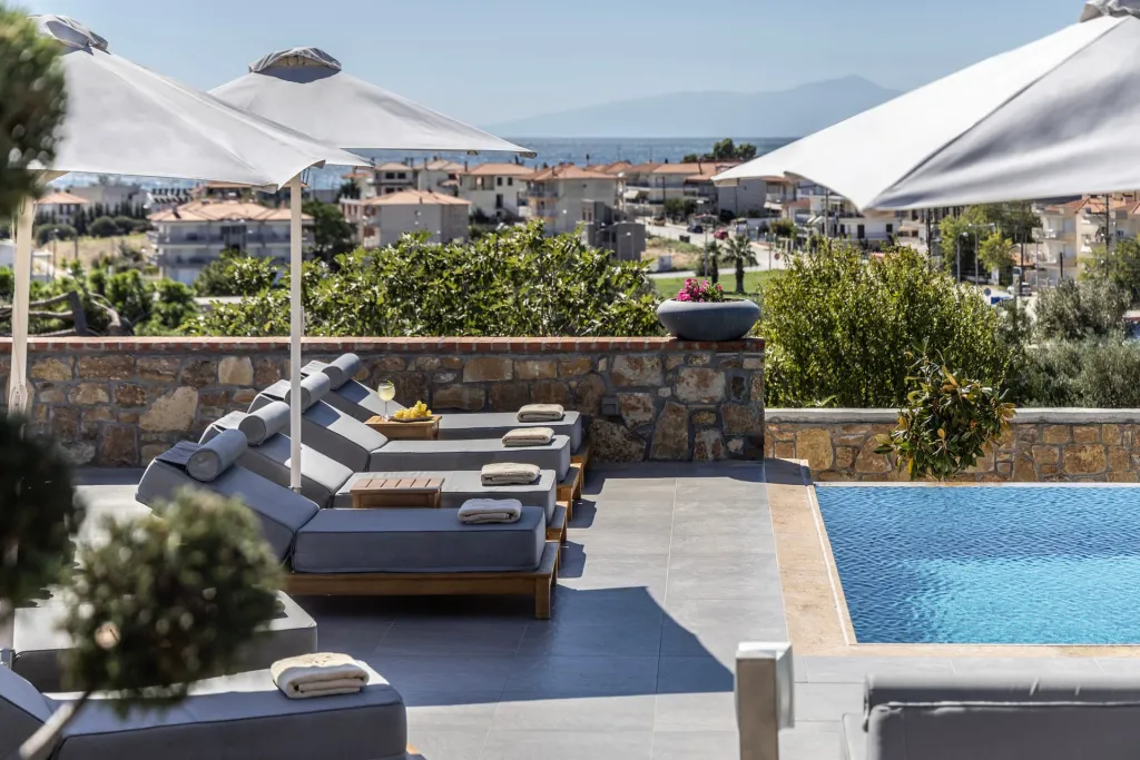 Akrolithos Luxury Suites, Nea Flogita, Grčka — fotografija 19