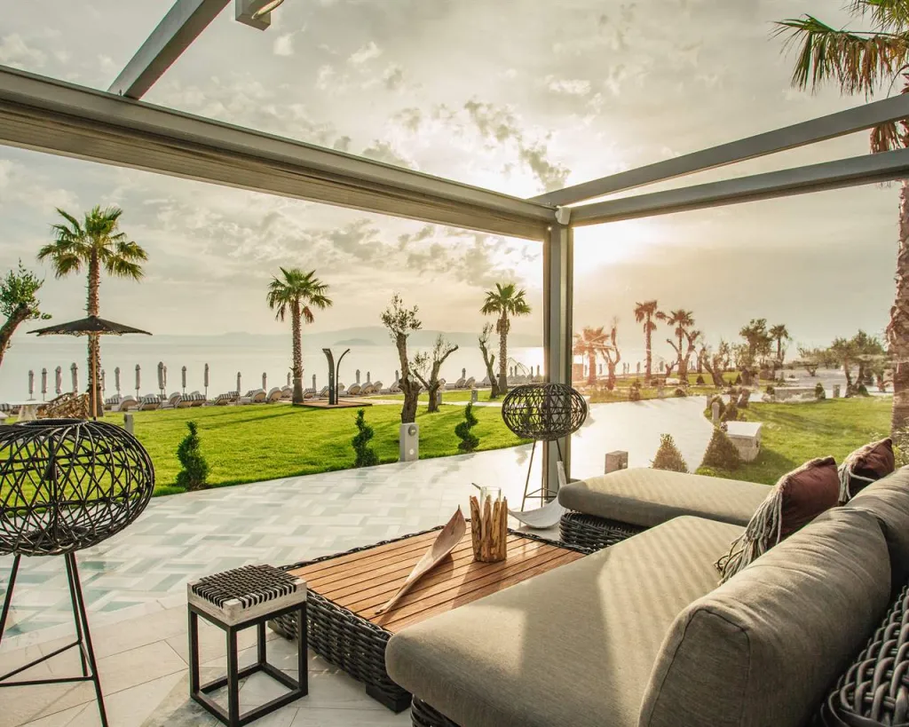 Blue Carpet Luxury Suites, Pefkohori, Grčka — smeštajna jedinica