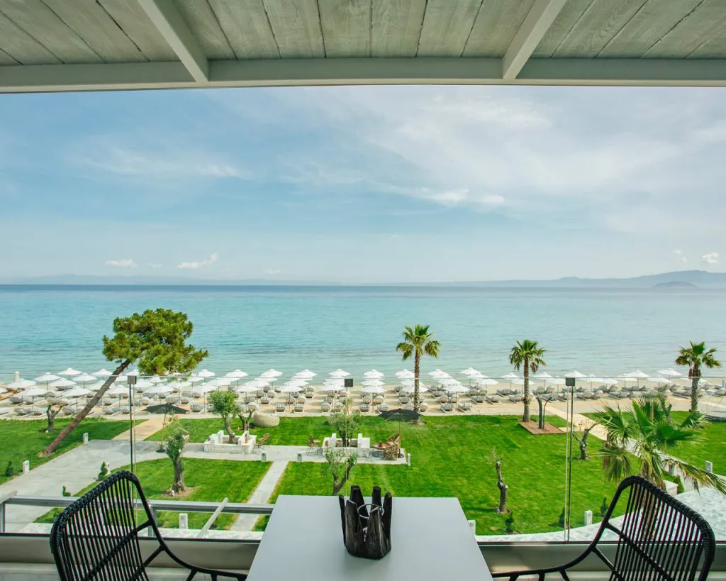 Blue Carpet Luxury Suites, Pefkohori, Grčka — smeštajna jedinica