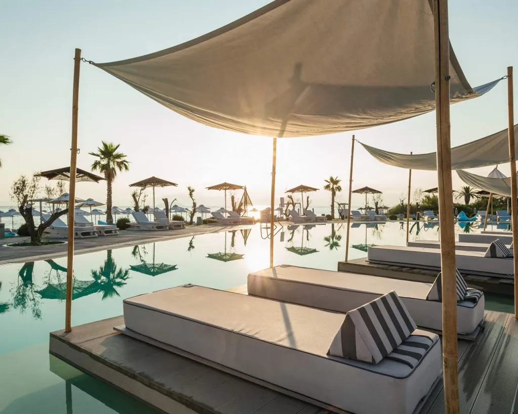 Blue Carpet Luxury Suites, Pefkohori, Grčka — smeštajna jedinica