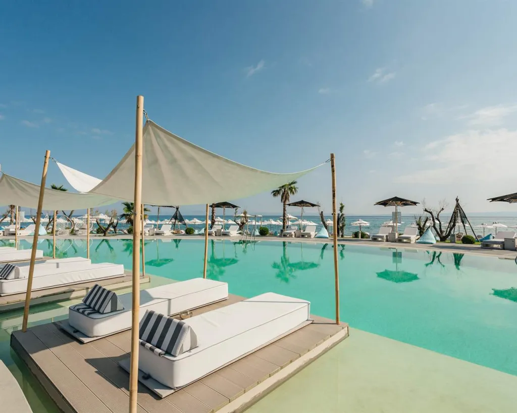Blue Carpet Luxury Suites, Pefkohori, Grčka — smeštajna jedinica