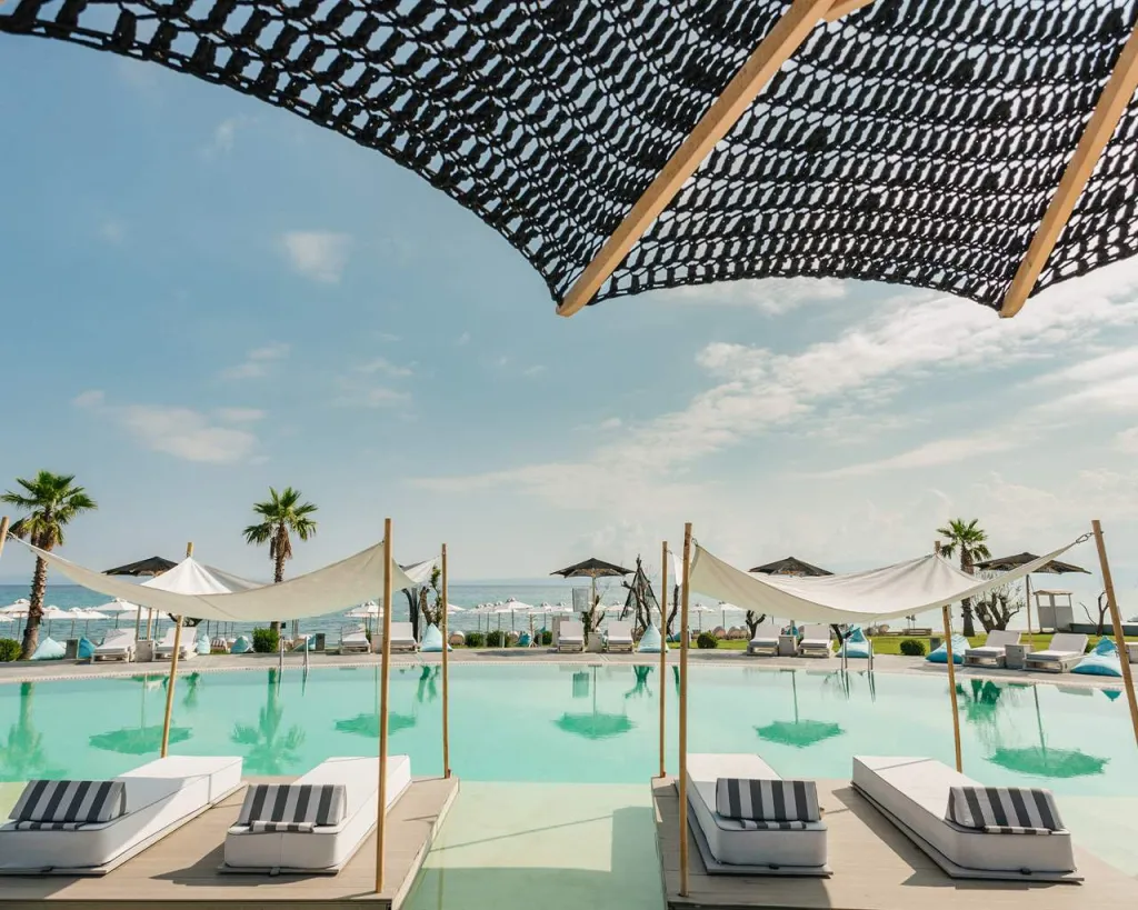 Blue Carpet Luxury Suites, Pefkohori, Grčka — smeštajna jedinica