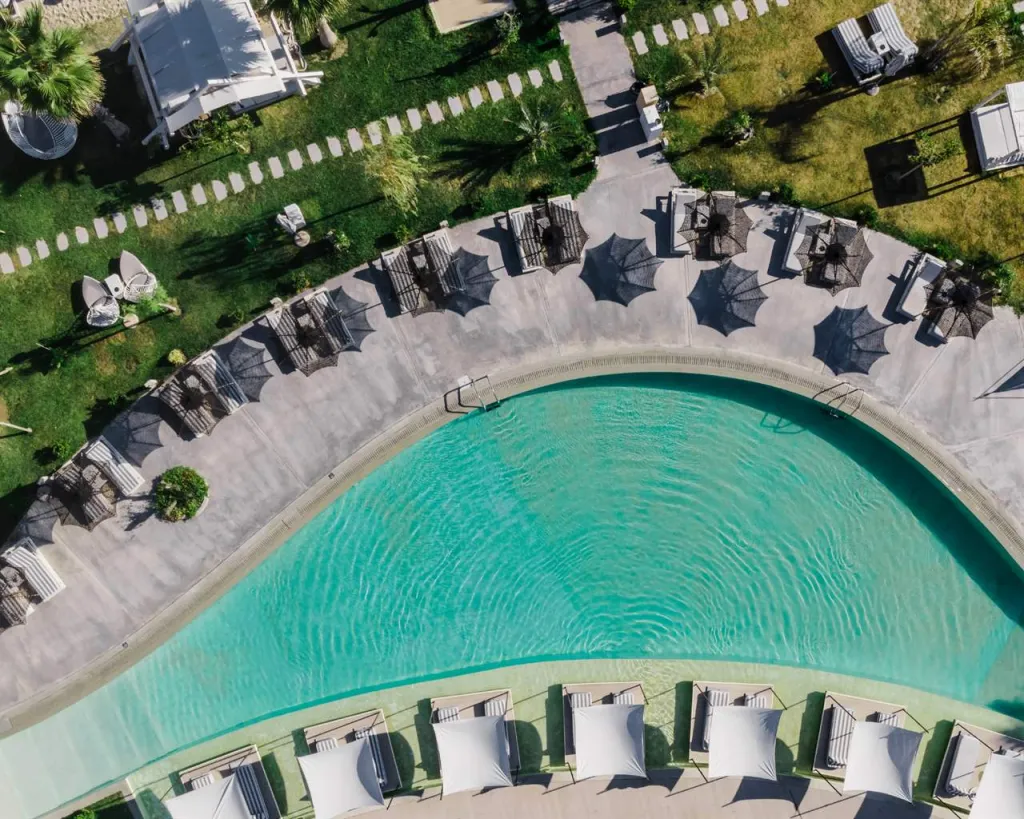 Blue Carpet Luxury Suites, Pefkohori, Grčka — smeštajna jedinica