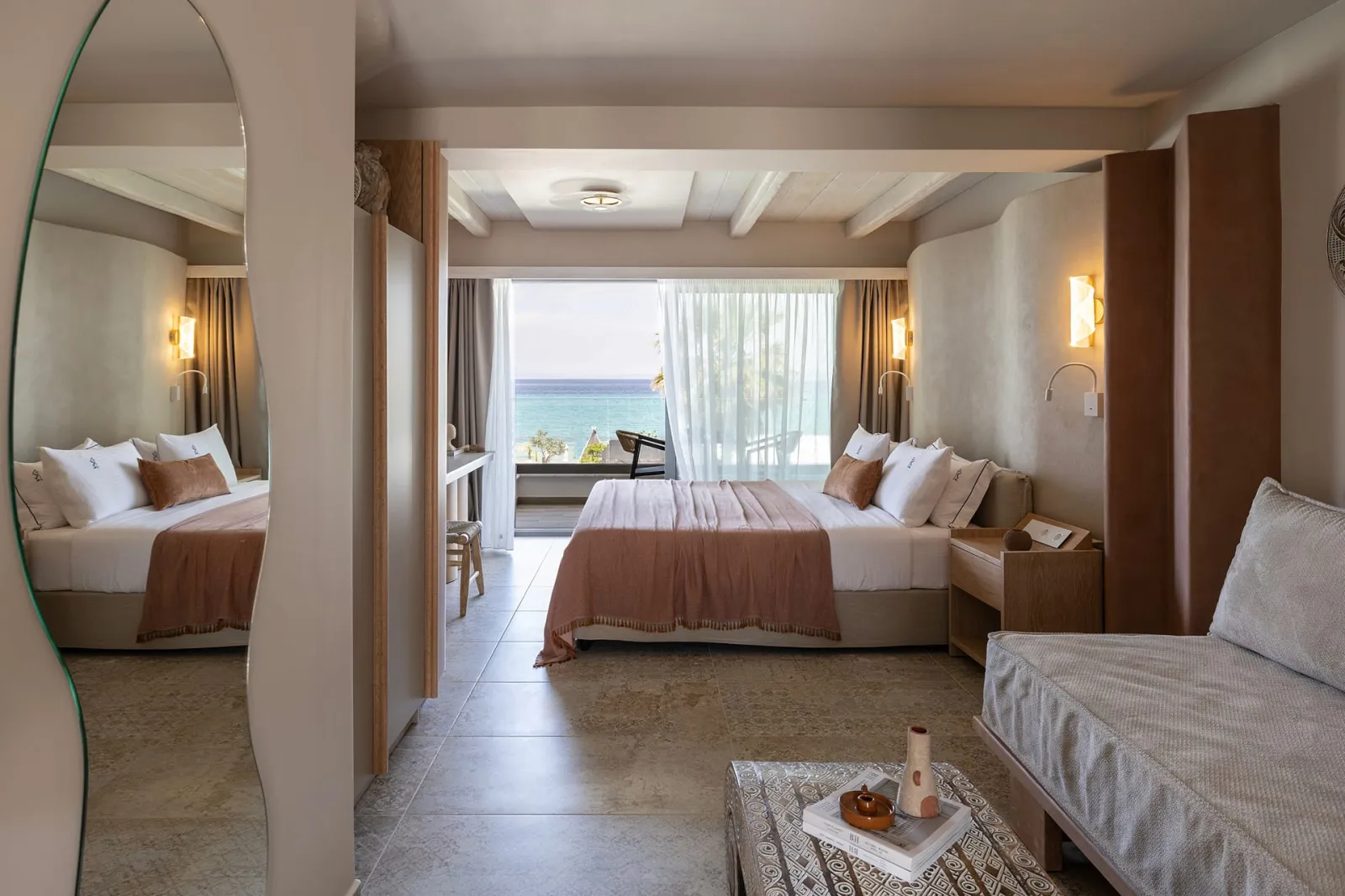 Blue Carpet Luxury Suites, Pefkohori, Grčka — Mayasari Suite | Sea View