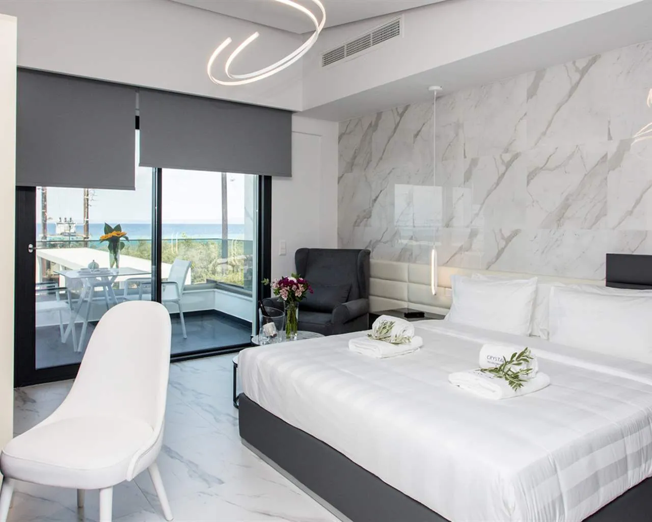 Crystal Villas & Suites, Polihrono, Grčka — Double Room Deluxe Double Room