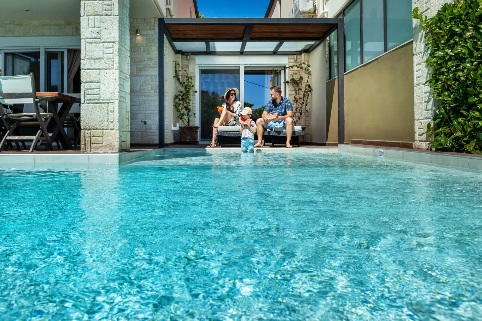 Sunny Villas Resort and Spa, Hanioti, Grčka — Exclusive 3 Bedrooms Villa 160sqm