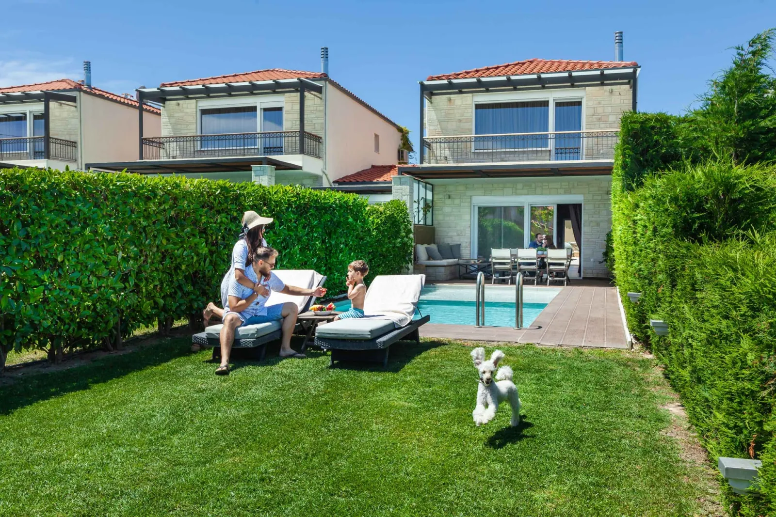 Sunny Villas Resort and Spa, Hanioti, Grčka — Exclusive 3 Bedrooms Villa 160sqm No3