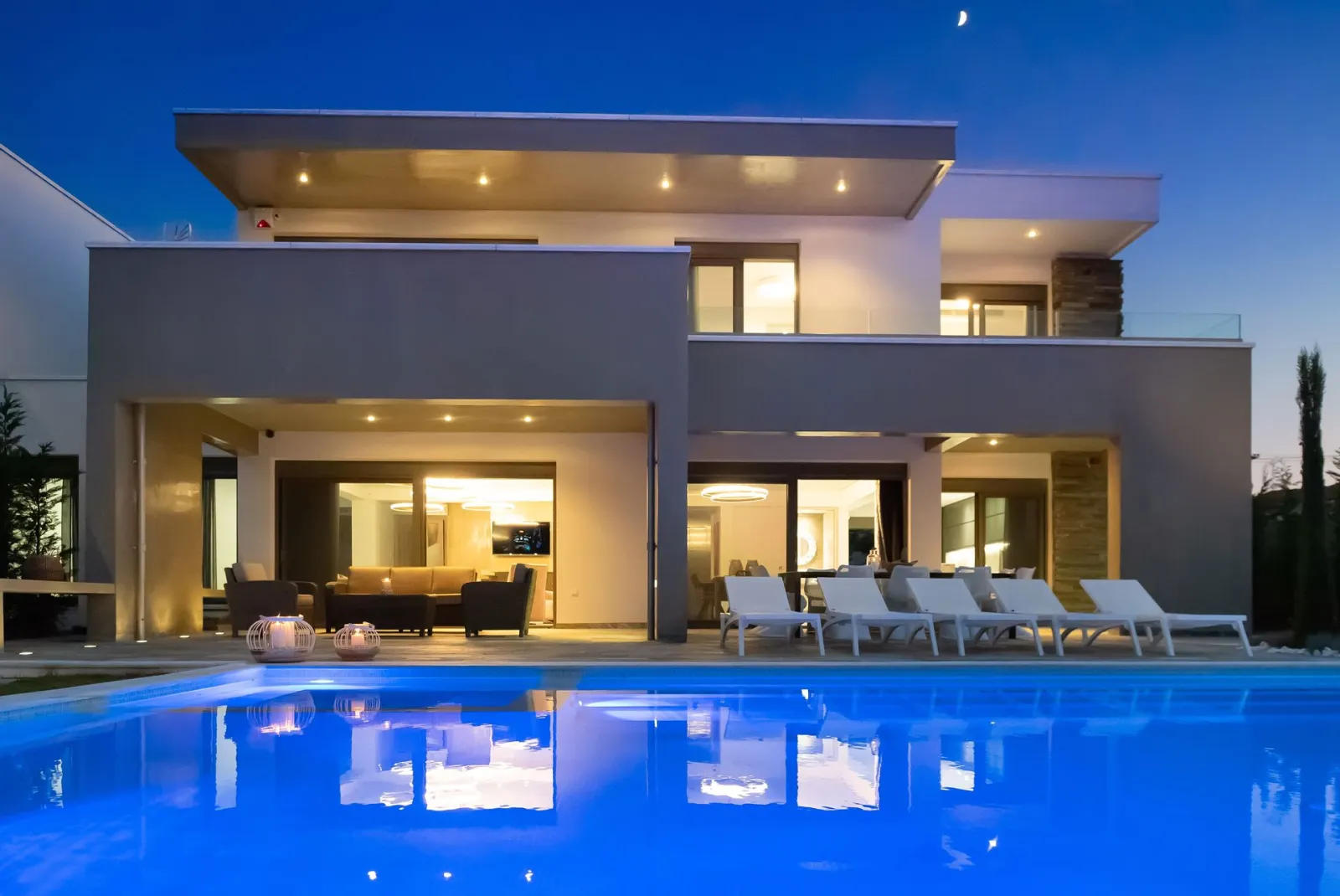 Kassandra Villas Halkidiki, Hanioti, Grčka — Presidential Villa 4 Bedrooms | Private Pool