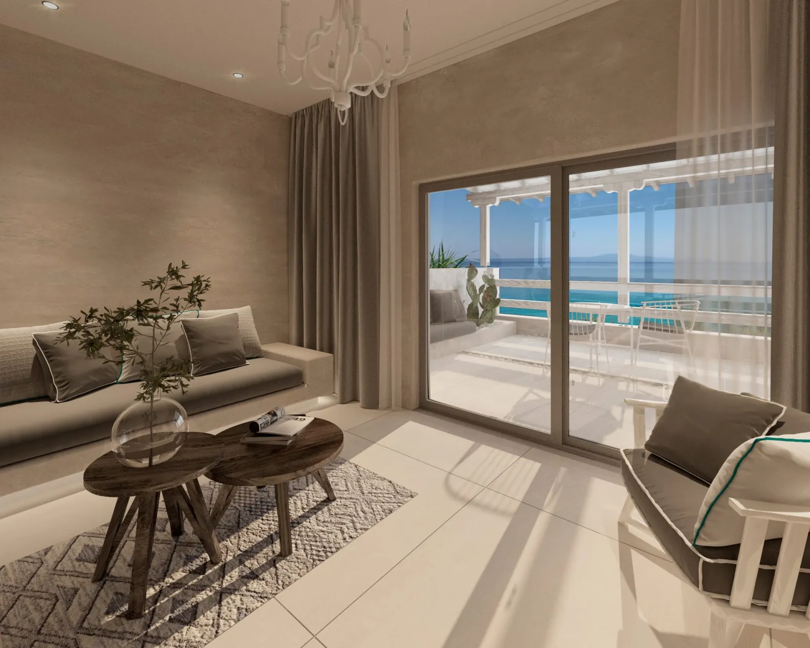 White Suites Resort, Afitos, Grčka — One Bedroom Suite