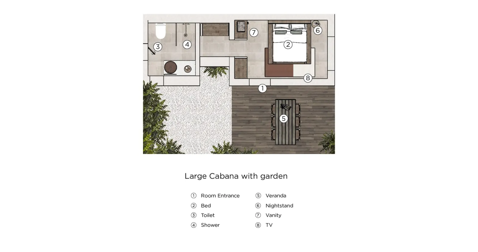 ERGON Beach House Nikiti, Nikiti, Grčka — Large Cabana with Garden