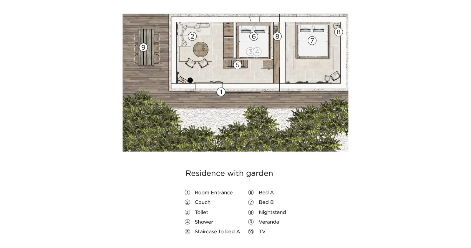 ERGON Beach House Nikiti, Nikiti, Grčka — Residence with Garden