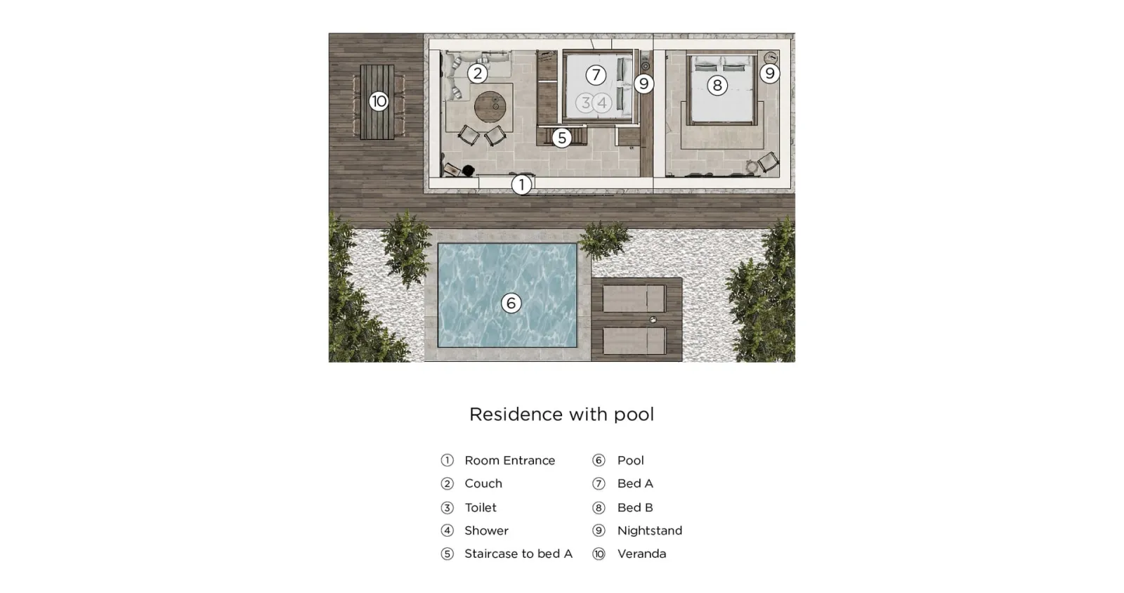 ERGON Beach House Nikiti, Nikiti, Grčka — Residence with Garden & Pool