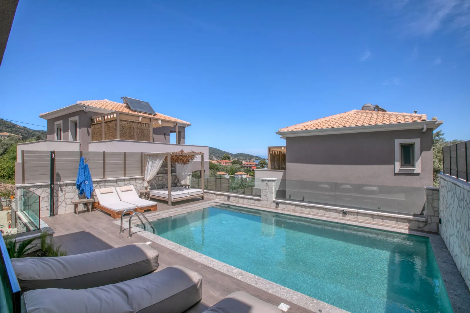 White Rock Villas Lefkada, Ligija, Grčka — Elegance Villa with Private Pool