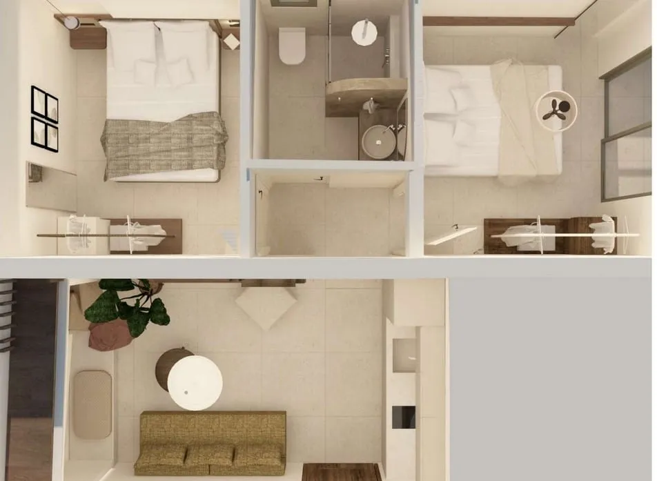 Villa Vasiliadi, Vurvuru, Grčka — Deluxe Suite