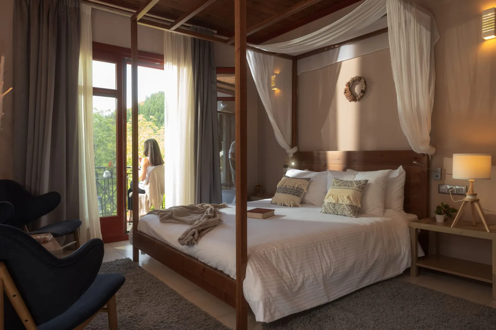 Rouista Tzoumerka Resort, Vurgareli, Grčka — Deluxe Double with Mountain View