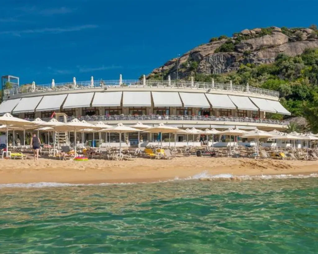 Tosca Beach Hotel, Palio, Grčka — plaža