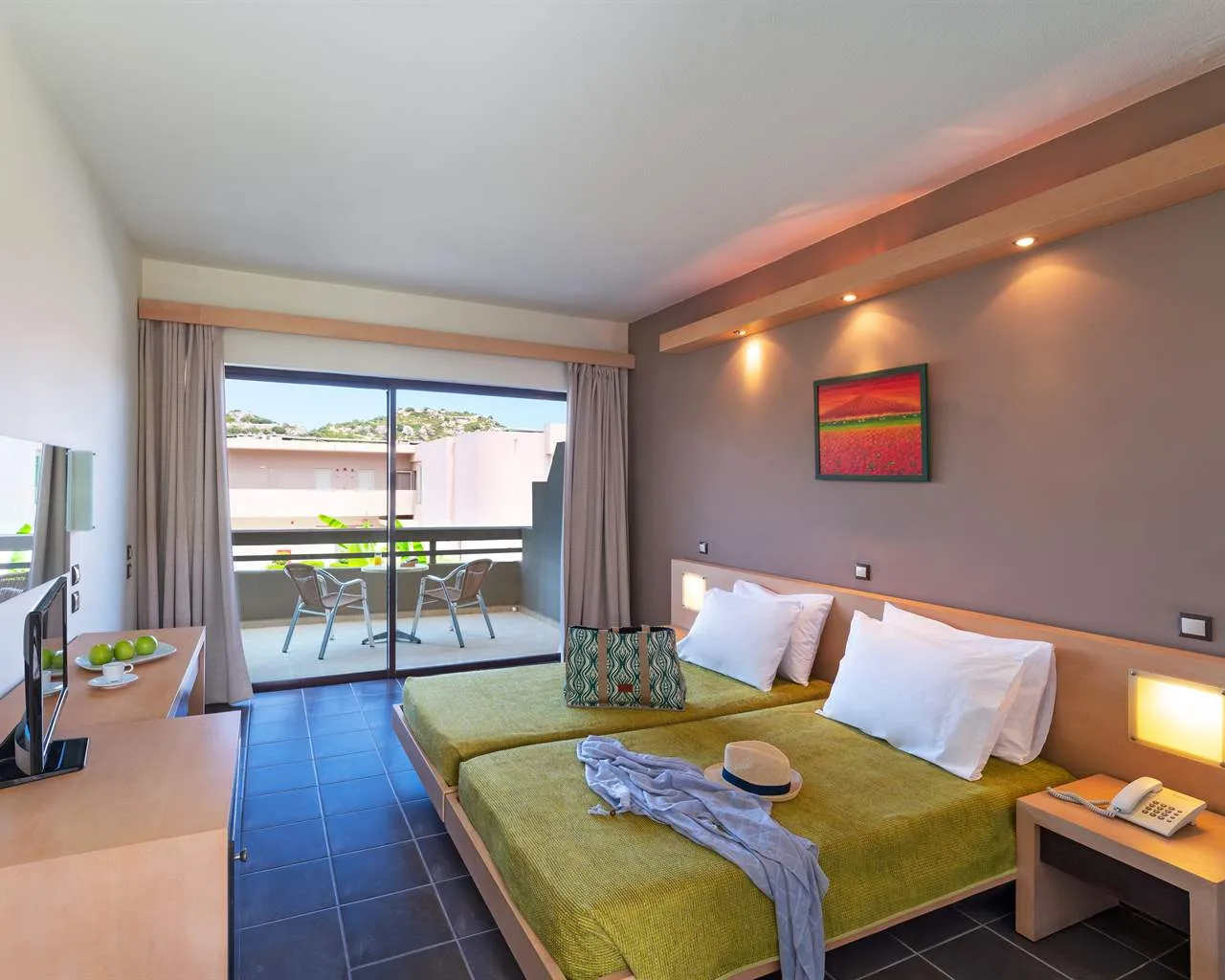 Cathrin Hotel By Anayia All-Inclusive Resorts, Rodos, Grčka — Double Room Classic Garden View